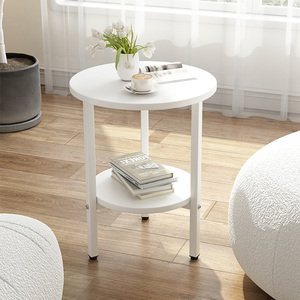 Hiện Đại Đôi Lớp Vòng Bàn Cà Phê Chất Lượng Cao Đơn Giản Nhỏ Góc Bên Bảng Xách Tay Cho Phòng Khách Thiết Kế Mới - Product Image 4