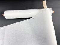 Rouleau de lingettes jetables blanches pour pochoirs SMT, non tissé, 40g 120gsm, personnalisable pour l'entretien des pochoirs d'impression SMT
