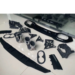 Calidad Original W177 actualización <span class=keywords><strong>AMG</strong></span> A45 <span class=keywords><strong>A35</strong></span> difusor trasero con puntas de escape Rera parachoques labio para Mercedes Benz a clase 2019-2026 - Product Image 4