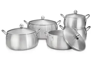 Kitchen aluminum Cooking Pot Cookware Set belly billy pot
