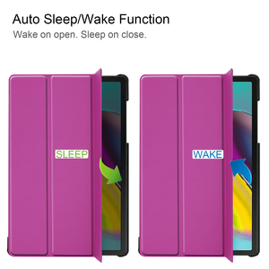 Tri-Fold Antichoc Plein Pu En Cuir Mince <span class=keywords><strong>Tablette</strong></span> Cas Pc <span class=keywords><strong>Housse</strong></span> De Protection <span class=keywords><strong>Pour</strong></span> <span class=keywords><strong>Samsung</strong></span> <span class=keywords><strong>Galaxy</strong></span> <span class=keywords><strong>Tab</strong></span> <span class=keywords><strong>S5E</strong></span> 10.5 Pouces T720 T725 - Product Image 3