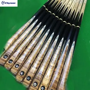 8-8.5Mm Emas Hitam Inlay Bersama 3/4 Snooker Isyarat dengan Mini Ekstensi