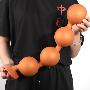 Boules anales géantes en silicone liquide de 9 cm, gros plug <span class=keywords><strong>anal</strong></span>, masseur de prostate, jouets sexuels pour adultes pour hommes et femmes - Product Image 2