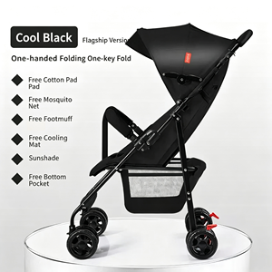 <span class=keywords><strong>Passeggino</strong></span> JXB Pieghevole con Un Solo Clic, Leggero e Traspirante con Schienale in Rete, Ideale per Viaggi con il Bambino - Product Image 6