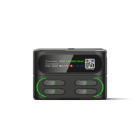 Station d'alimentation portable 4 emplacements 6000 mAh, station de charge rapide, entrée CC POS, chargeur de batterie externe portable pratique pour téléphones (pour la location)
