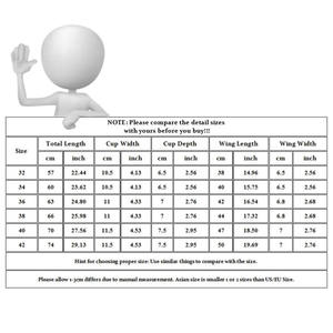 Transparente Gather Bras Mujeres Ropa interior invisible Sexy Deep V Push up Sujetador desechable - Product Image 6