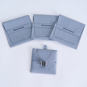 Bolsa de Viaje para Joyería de Microfibra Ecológica Boyang, Personalizada con Tarjeta Insertada - Product Image 5