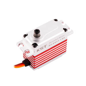 Ventes chaudes KST BLS815 V8.0 20Kgf.cm 0.07sec 60 degrés Moteur numérique à engrenages métalliques sans balais pour hélicoptères RC de classe 550-700 - Product Image 6