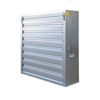 Ventilateur d'extraction mural 500 mm pour serre d'élevage avicole, AC 380V, électrique, OEM/ODM, avec moteur à roulement à billes et bobine en cuivre