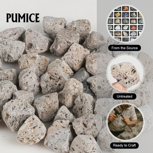 Pierre ponce naturelle | <span class=keywords><strong>Roche</strong></span> ignée <span class=keywords><strong>volcanique</strong></span> légère pour l'artisanat de pierres précieuses Applications Feng Shui et mascotte - Product Image 2