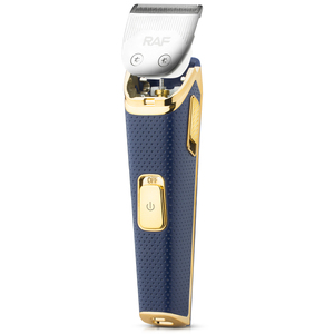 RAF High <b>Power</b> 3W <b>USB</b> <b>Cable</b> Stainless Steel Knife Head Hair Trimmer With Limit Comb Mens Shaver Manual Hair Trimmer - Product Image 4