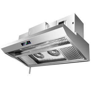 Hotte de <span class=keywords><strong>cuisine</strong></span> commerciale autoportante en acier inoxydable sur mesure pour restaurant et hôtel, alimentation gaz/électrique - Product Image 3