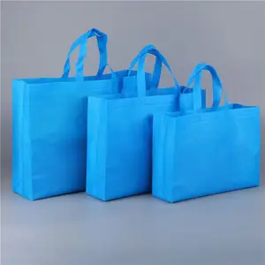 Bez alışveriş çantaları özel Logo baskılı logo ile geri dönüşümlü eko dokuma olmayan bez çanta
