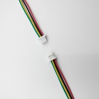 Harness Kabel Jumper Multi-Core Kustom dengan Konektor Pengunci Plastik Putih Dua Ujung untuk Papan Kontrol Peralatan Pendingin