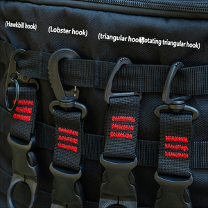 Llavero Multifuncional Personalizado con Hebilla <span class=keywords><strong>de</strong></span> Escalada y Correa, Apto para Porta Botellas <span class=keywords><strong>de</strong></span> <span class=keywords><strong>Agua</strong></span> y para Camping - Product Image 2