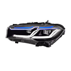 Conjunto de Faros Delanteros para BMW X5 F15, Luces LED de Forma de Doble L, Luces de Circulación Diurna, Iluminación Automotriz para BMW X5 2014-2018 - Product Image 1