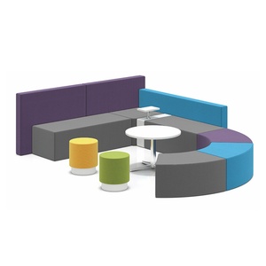 Sofá Modular Combinable para Áreas Públicas, Recepción, Oficina, Biblioteca de Hotel - Product Image 3