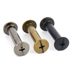 Tùy chỉnh Phillips Chicago ràng buộc bài vít mỏng đầu da sửa chữa vành đai rắn tack Stud bài Đinh Tán Đinh - Product Image 6