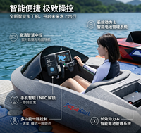 Bateau électrique de qualité commerciale pour karting |   Bateau de course aquatique durable F pour les attractions touristiques