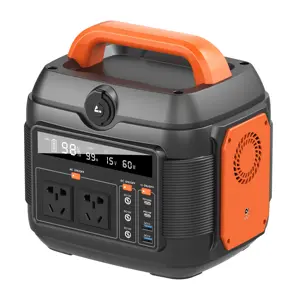 GCSOAR 600w Portable Power Station Lithium Ion Battery Mini Camping Solar Electric Generator Emergency Electricity