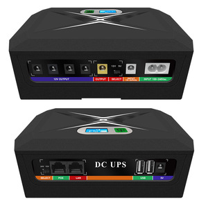 <b>Mini</b> UPS DC Power Supply 12V 5V Output With PoE Lan Usb For <b>Router</b> Monitoring Modem - Product Image 1