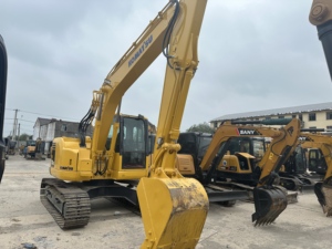 รถขุด Komatsu มือสองรถขุด PC138us 13ton ตีนตะขาบเคลื่อนที่ดิน138us Pc130 - Product Image 2