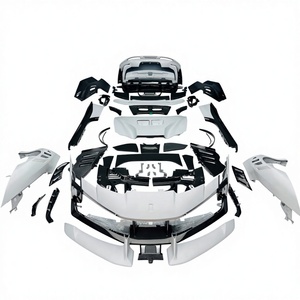 For SF90XX Conversion Body Kit for Ferrari SF90 Hood <b>Car</b> Bumper <b>Diffuser</b> Lip Fender Side Skirt Spoiler Wing Engine Cover Bonnet - Product Image 1