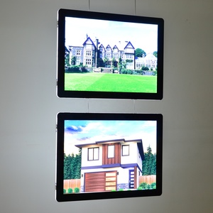 Tùy chỉnh A2 A3 A4 siêu rõ ràng Acrylic Double Sided LED ánh sáng nổi hộp Đèn Kệ hiển thị từ tính với <span class=keywords><strong>12</strong></span>/24V - Product Image 5