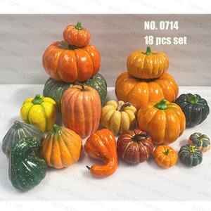 Fournitures de décoration d'automne bricolage Halloween et automne récolte Faux citrouille artisanat pour zoo parc d'attractions <span class=keywords><strong>cinéma</strong></span> décor festif - Product Image 6
