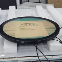 Layar LCD Android Bundar 23,6 inci, Pemutar LCD Definisi Tinggi, Animasi Startup yang Dapat Disesuaikan