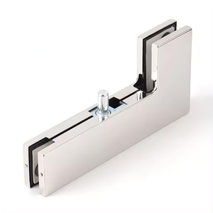 Nhà máy Made OEM Logo phụ kiện phần cứng thép không gỉ cửa kính không khung kẹp bản vá phù hợp - Product Image 4