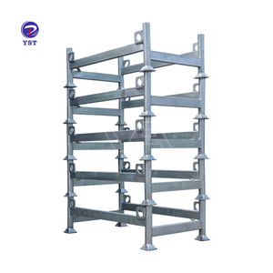 رف تخزين سقالة قابل للتكديس للخدمة الشاقة بسعة تحميل عالية من الفولاذ المجلفن - Product Image 2