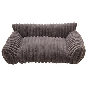 Luxe Solide Patroon Grensoverschrijdende Huisdier Slaapbank Grote Konijn Pluche Verdikte Hond Kat Mat Alle Seizoenen Slijtvaste Meubels - Product Image 6