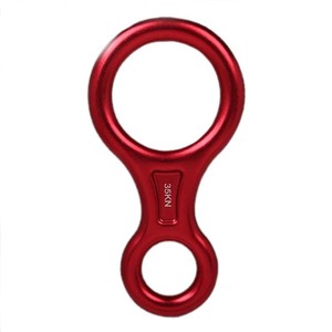 8 anneaux de <span class=keywords><strong>descente</strong></span> de corde d'évasion dispositif de <span class=keywords><strong>descente</strong></span> <span class=keywords><strong>en</strong></span> rappel anneau de sécurité de <span class=keywords><strong>descente</strong></span> équipement d'escalade extérieur mousqueton - Product Image 1