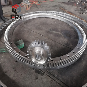Piezas de maquinaria de ingeniería mecanizadas: engranajes cónicos de módulo grande, cremalleras no estándar, piñones, poleas de correa dentada en acero y hierro - Product Image 4