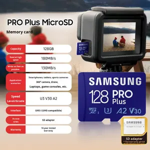 Tarjeta de Memoria <span class=keywords><strong>MicroSD</strong></span> <span class=keywords><strong>SAMSUNG</strong></span> PRO Plus de 128 GB a 1 TB, hasta 180 m/s, U3, 4K para Teléfonos - Product Image 6