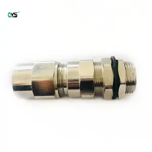 Brass Double Sealed Armored Explosion proof Cable Gland Type II Double Compression Weatherproof Cable Glan