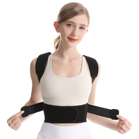 KS-5056 # Correcteur de posture réglable avec soutien dorsal en maille respirante et support d'épaule antidérapant en latex pour le bureau et le sport