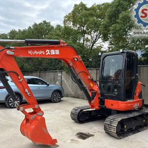 Excavadora Usada en Japón, Mini Excavadora Kubota U55 de 5.5 Toneladas, Kubota U55 U48 U40 U35 KX155, Mini Excavadora Kubota U55 de Segunda Mano en Venta, EPA - Product Image 4