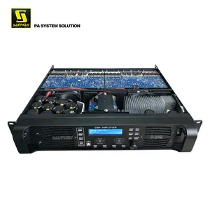 D10Q Pro Audio 4 Saluran 10000Watt Digital DSP Power Amplifier