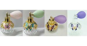 Manufacturer Direct Sales Wholesale Arab Style Butterfly 50ml Flat Hot Stamping Glass Essential <b>Oil</b> Perfume Air Bag Sub <b>Bottle</b> - Product Image 5