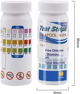 Günstiger Preis <span class=keywords><strong>PH</strong></span> & CL W-3 Testkit für Schwimmbad reinigung Montage Wasser Teststreifen <span class=keywords><strong>Pool</strong></span> Zubehör - Product Image 1