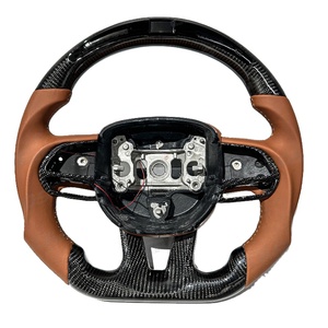 Volant en fibre de carbone LED pour Dodge <span class=keywords><strong>Challenger</strong></span> Charger <span class=keywords><strong>RT</strong></span> Jeep Trackhawk Durango SRT Hellcat Vente directe d'usine - Product Image 1