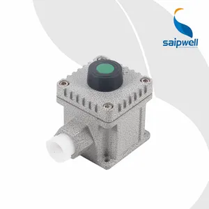 A prova di esplosione scatola di distribuzione del Metallo di Superficie di montaggio In Alluminio pulsante scram quadro elettrico scatola di giunzione di threading box