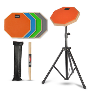 Ensemble de tampons de batterie d'entraînement, support de bâton de tambour muet en Gel de silice, silencieux, Jazz, pour enfant débutant - Product Image 1