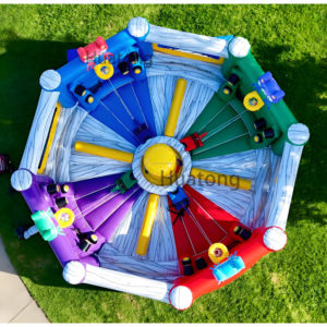 Juego Inflable Interactivo de PVC para Exteriores, Juego de Hipopótamo Inflable, Juego Deportivo de Bungee Running para Niños y Adultos - Product Image 1