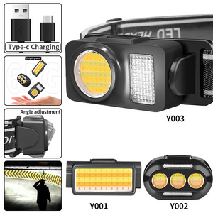 Yunmai Led Headlamp Cob Plus Led Rechargeable Compact Lightweight Multi Light Source Warm White For Outdoor <b>Camping</b> Hiking - Product Image 5