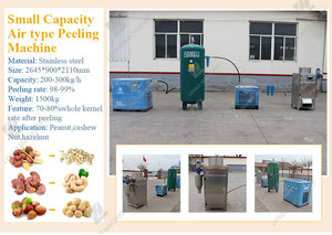 Thép Không Gỉ Rang Đậu Phộng Da Đỏ Loại Bỏ Máy Lột - Product Image 4