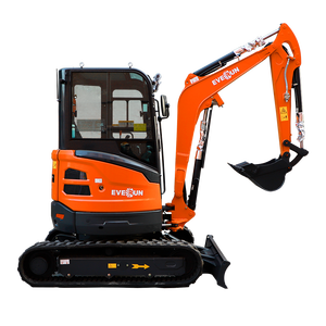 Mini-excavatrice ERE27, excavatrice compacte sur chenilles pour l'agriculture, le jardinage et les petites travaux de construction - Product Image 4