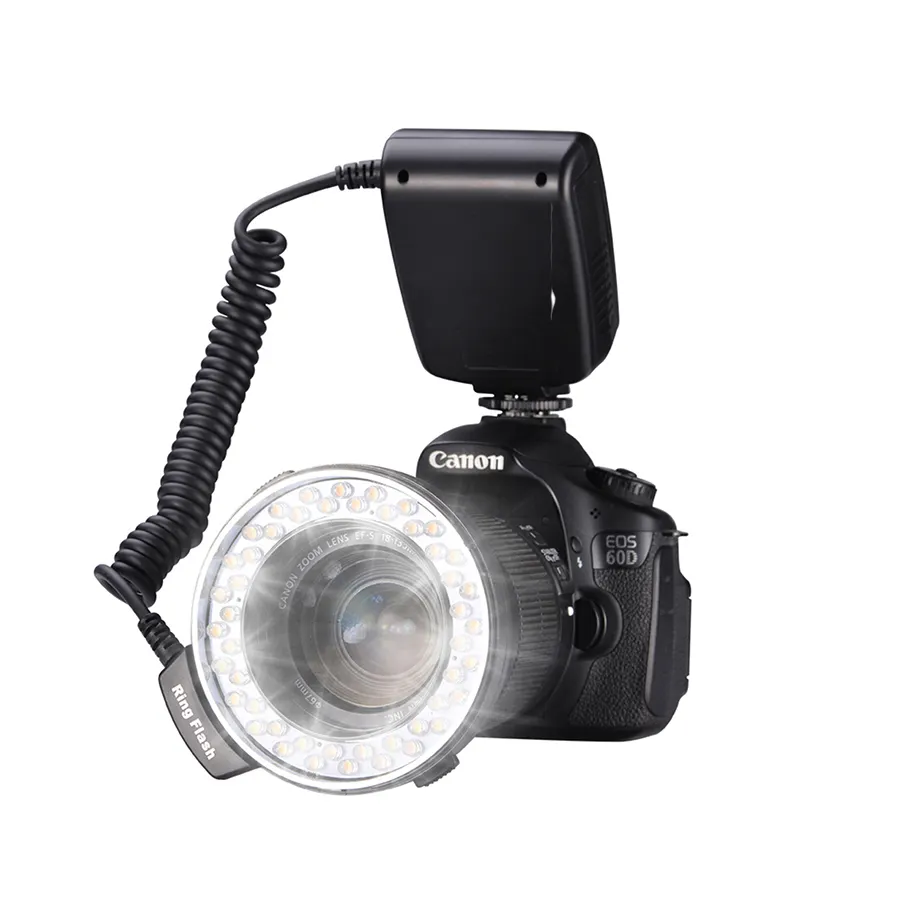 सबसे अच्छी गुणवत्ता पेशेवर निर्माता कैमरा फ्लैश लाइट प्रमाण पत्र के साथ कैमरा फ्लैश KM-550 Speedlite Nikon कैनन DSLR के लिए